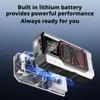 Latest Model High-Capacity Car Emergency Jump Starter with Built-in Tire Inflator, Portable Wireless Electric Air Pump