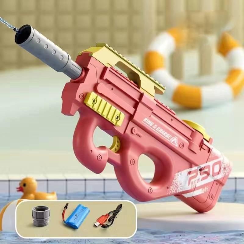 

Сонгкран Детский Электрический Водяной Пистолет Можно Дополнить Водой Подарочные Игрушки Red P90