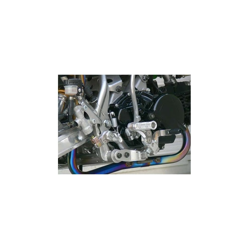 OVER RACING Rearsets, Silver, for KSR110 (Fits 05- KSR-PRO) 51-672-13