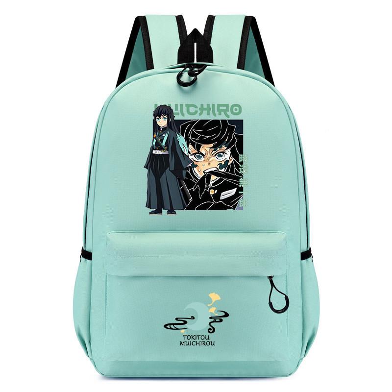 Fashion Demon Slayer Backpack Student School Waterproof Small Bag