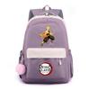 Anime Demon Slayer Printed Backpack for Teenger Student Large Capacity Waterproof Schoolbag Bookbag Women Travel Bag Gift