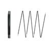 2Pcs Black Camping Repair Accessories Fiberglass Tent Pole Replacement Kit Fiber Glass Pole  Camping