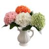 1Pcs Artificial Hydrangea Flowers Real Touch Artificial Hydrangea Branches Decoration Wedding Bouquet Flower Arrangement