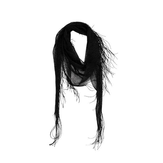 Hip Hop Headscarf Multi-Use Turban Triangle Scarf with Tassel Design Glossy