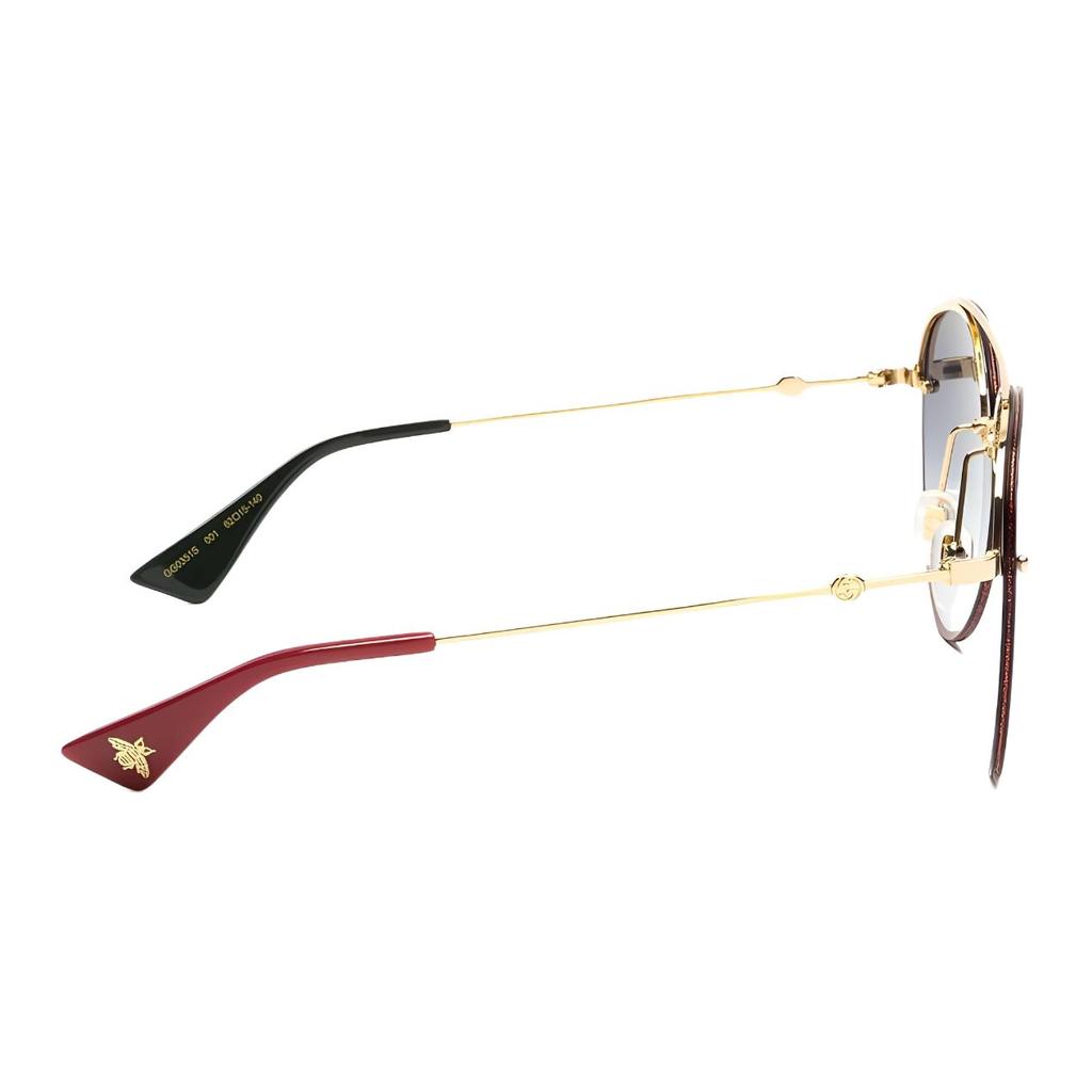 Gucci Metal Frame Round Sunglasses Unisex sunglasses GG0351S001