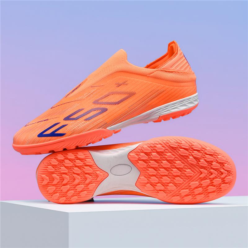 

Laceless High Quality Mens Soccer Shoes F50 Training Non-Slip Turf Soccer Cleats Boys Football Sneakers 35