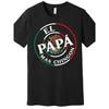 Summer T Shirts Father's Day El Papa Mas Chingon Funny Mexican Dad Premium T-shirt Funny Men Short Sleeve Graphic T-shirt Series Black
