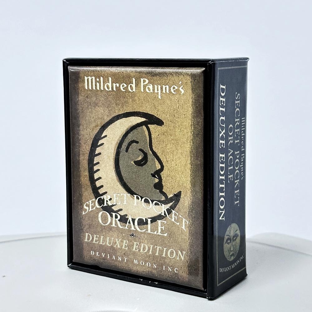 Mildred's Secret Pocket Orakel Deck 6,3*8,9cm Gedruckt auf 350GSM Doppelt geprägtem Karton 88 Stück Orakelkarten in stabiler Box