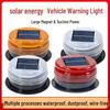 Waterproof Magnetic Solar Strobe Flashing Signal Light for Vehicle and Barrier Warning