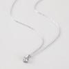 [MIONO] [Produced by Yumi Katsura] CZ Grade D Color Zirconia Necklace Pendant Yumi sienne Dangle Popular Large Luxurious (1 stone)