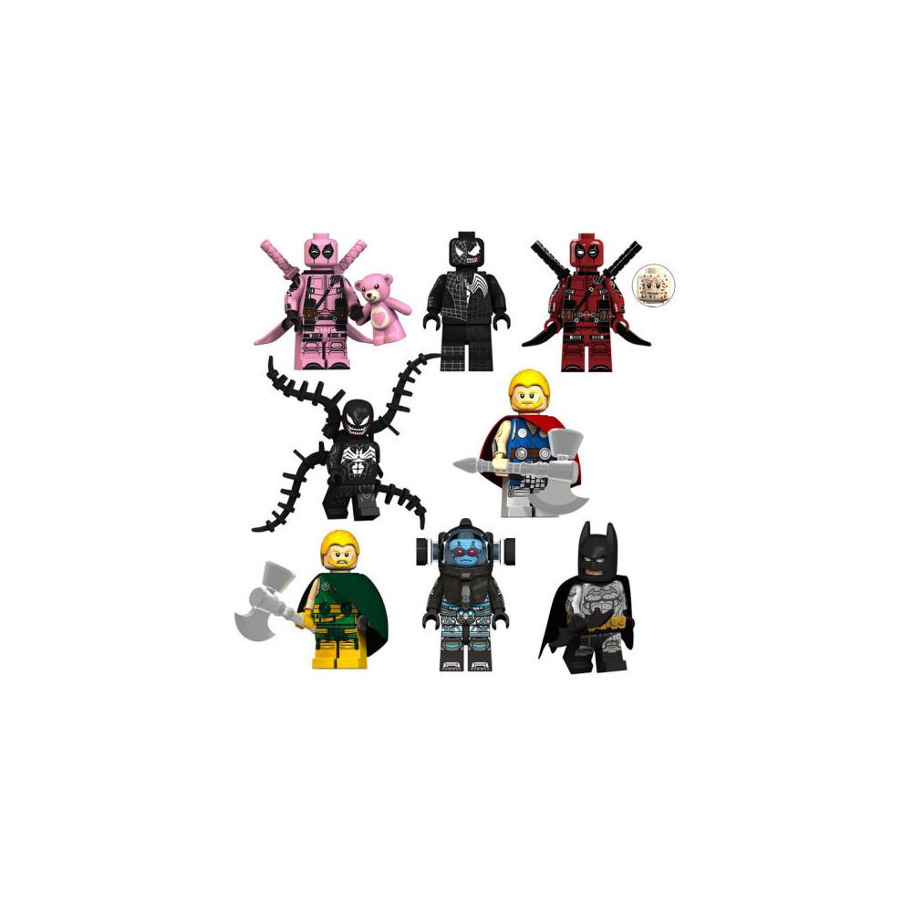 18 szt. DC Spider-Man Marvel Superbohaterowie Minifigurki Zabawki Pasujące do Lego