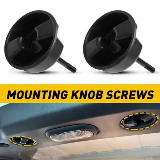 2 Set of Hardtop Freedom Top Mounting Knob Screws Fit for Jeep Wrangler 07-18