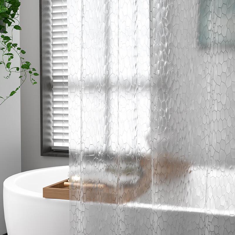 

Yicang Water Cube Punch-Free EVA Shower Curtain