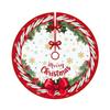 Cartoon Print Christmas Tree Skirt Festive Decorations