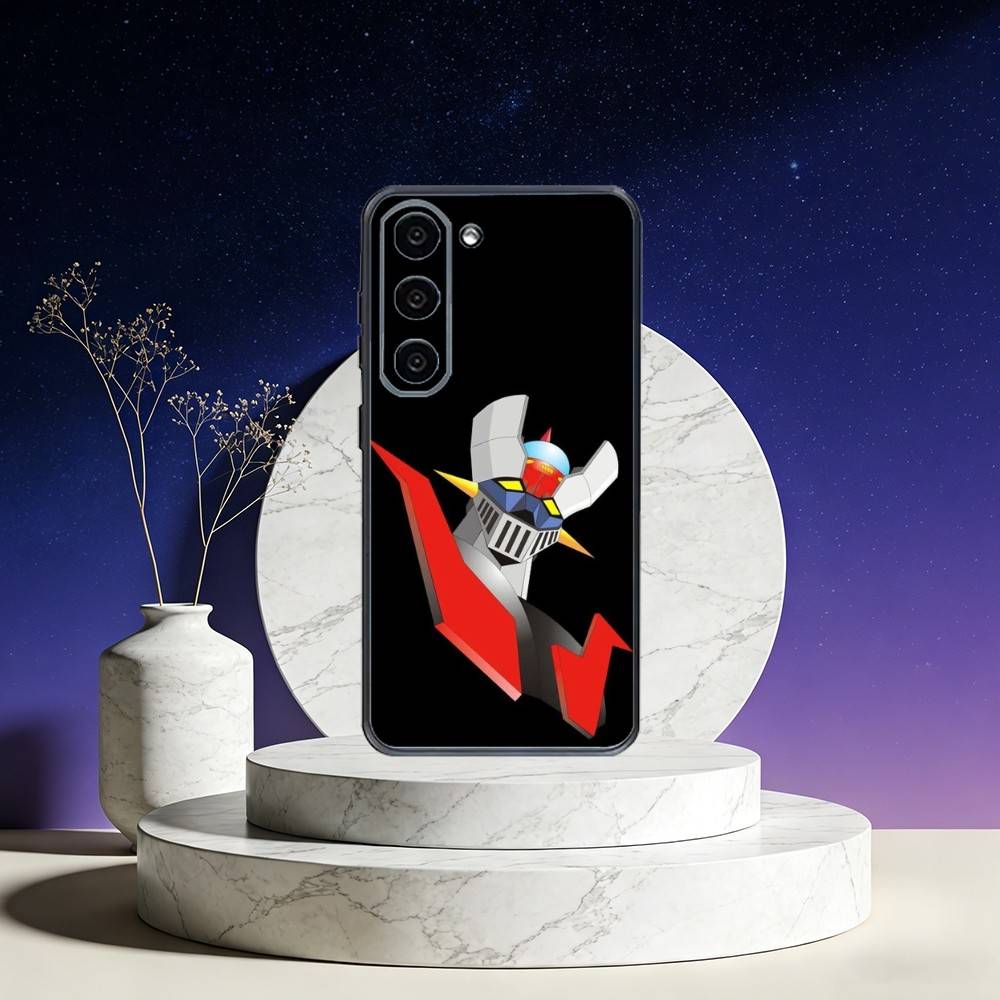 Mazinger Z Robot Phone Case For Samsung Galaxy A73,A72,A71,A70,A53,A52,A51,Others Soft Black Cover