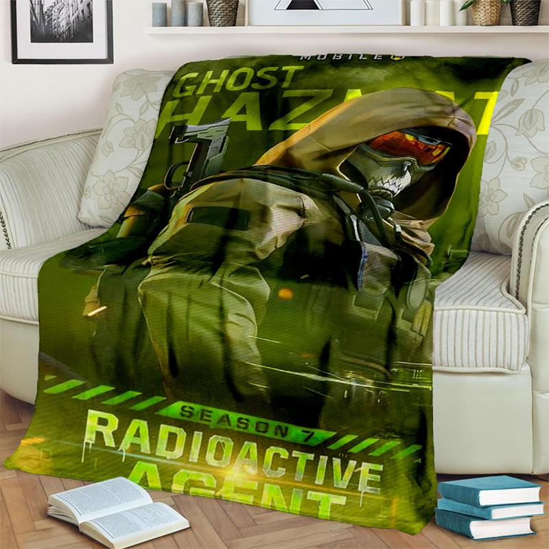 3D Call of Duty,COD Game, Gamer HD Blanket,Soft Throw Blanket for Home Bedroom Bed Sofa Picnic Travel Office Cover Blanket Kids