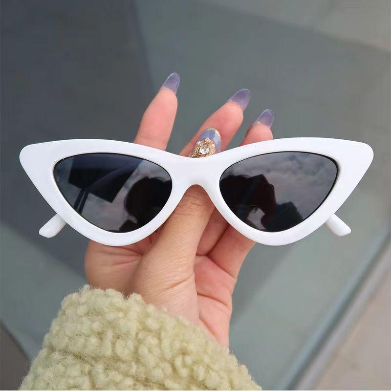 Retro Cat Eye Sunglasses Women Men Minimalist Fashion Sunshade Glasses Outdoor Driving