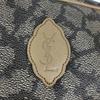 YVES SAINT LAURENT Clutch Second Bag Brown Monogram Logo Pattern(USED)