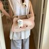 Stylish Large-capacity Underarm Bag Female New Cute Cartoon Cat Tote Bag Multi-functional Backpack