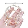 Chinese Style Peace Buckle Braided Bracelet Girl Heart Beaded Hand Strap Bestie Bracelet Jewelry Accessory Gift