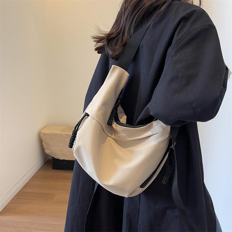 Oxford Cloth Casual Crossbody Bag For Women With Color Block Design For Daily Use