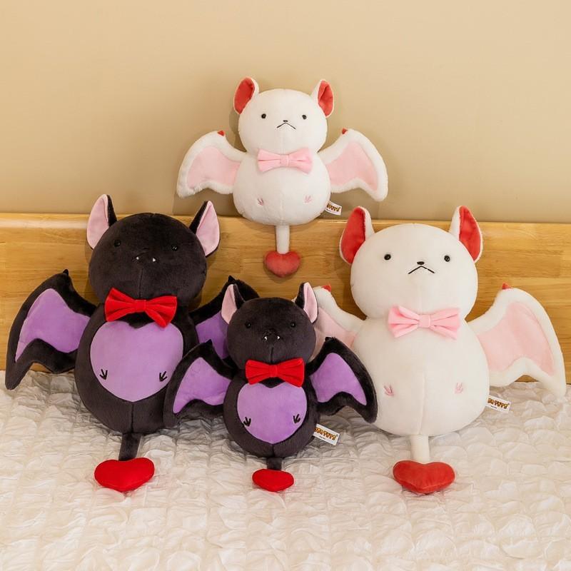 Bat Cute Bow Plush Toys Animal Doll Bedroom Decoration Halloween Gifts Kids