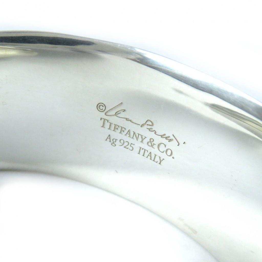 Excellent TIFFANY&Co. Bangle Facet Cuff Small Silver AG925 Women Used