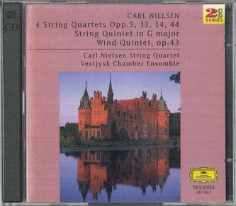 CD CARL NIELSEN, 4 STRING QUARTETS - Nielsen: Complete String Quartets,  POCG34056 DEUTSCHE GRAMMO 1995 Japan Classical Used