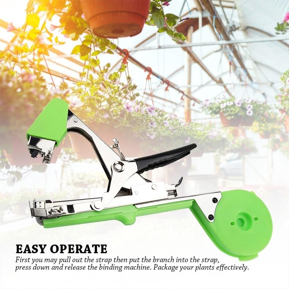 No Jamming Tapener Widened Clamp Branch Binder Durable Plant Tying Machine  Garden