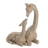 Naturecraft Collection Giraffe & Calf Sandstone Finish
