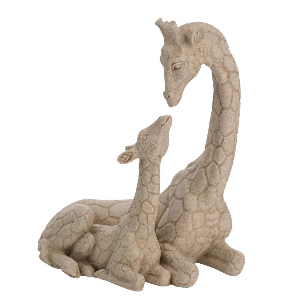 Naturecraft Collection Giraffe & Calf Sandstone Finish