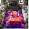 Soft Crystal Velvet Floor Rug,Lady Gaga Anti Slip Decorative Carpet, Plush Area Mat For Indoor Home Decoration