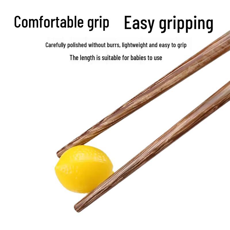 Portable Wenge Wood Kids Chopsticks