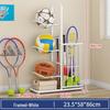Multi-layer Iron Rack for Storing Kids' Sports Balls, Rackets & More