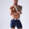 New Men's High-End Quick-Dry Plus Size Double-Layer Tie-Up Swim Trunks