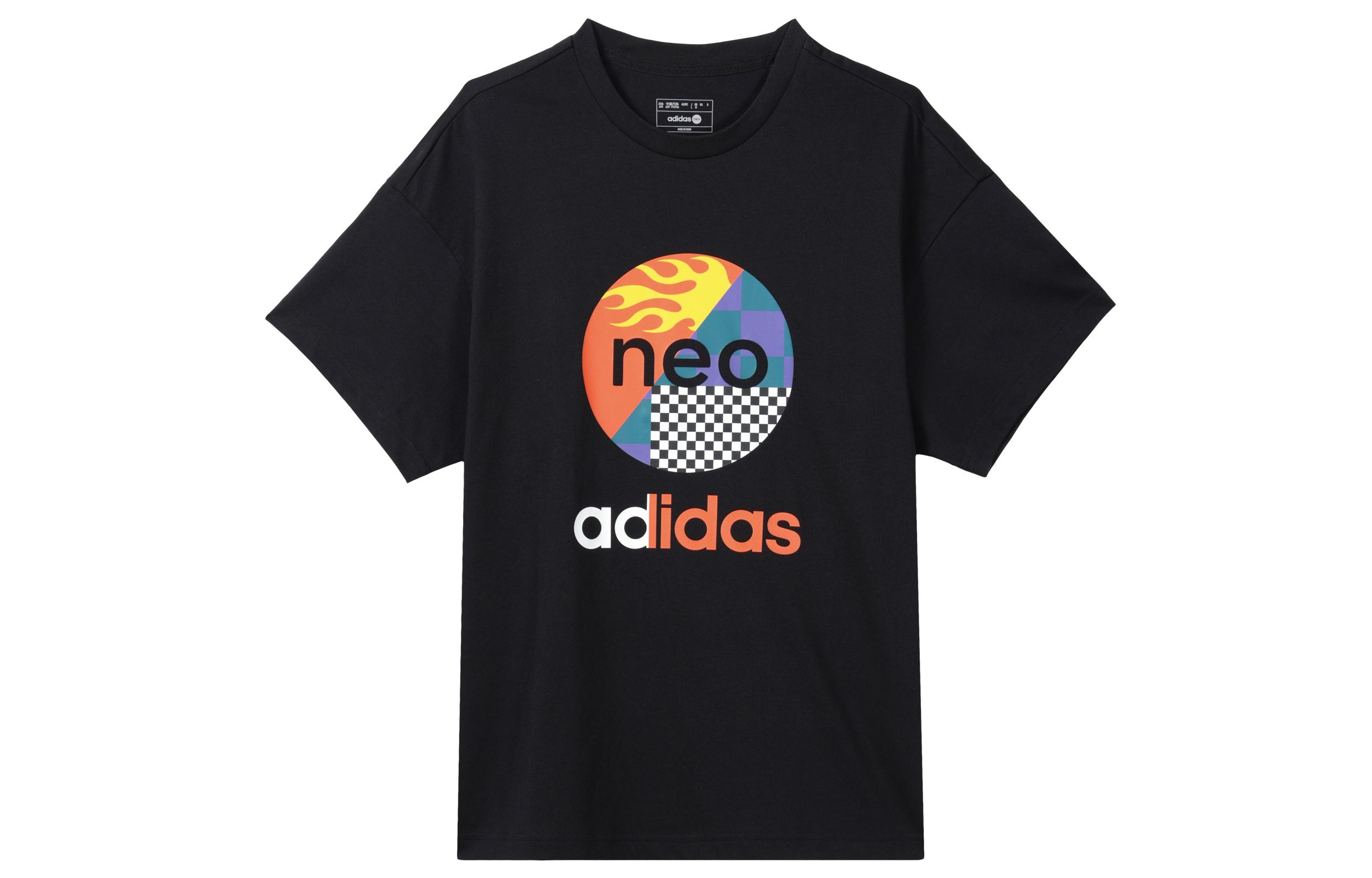 Adidas Neo T Shirt Unisex Black HN4743 M