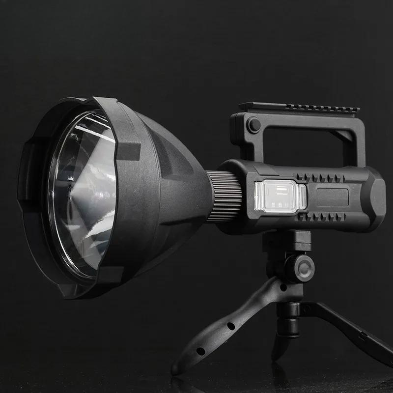 Rechargeable Searchlight Outdoor Waterproof High Power Lighting Flashlight 8000 Ma Large Capacity