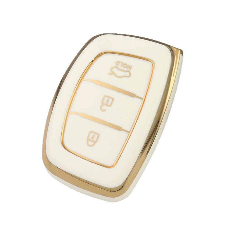 Modern Car Key Case for ix25, ix35, Sonata, Elantra, and Mingtu - Protective Shell Cover