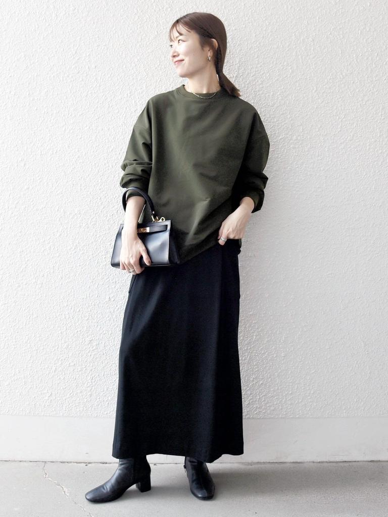 Ships Any Machine Washable Fleece-Lined Crew Neck Cocoon Pullover 722060020 Olive One Size