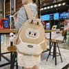School Bag Ugly Cute Funny Student School Bag Super Fire Cute Cartoon Rab Backpack 2025 New Lightweight Versatile Backpack