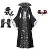 Dětské Cosplay Červené Upíří Halloweenské Šaty Pro Děti Duch Nevěsta Gotický Kostým Upíří Karnevalové Oblečení Černé Červené Oblečení