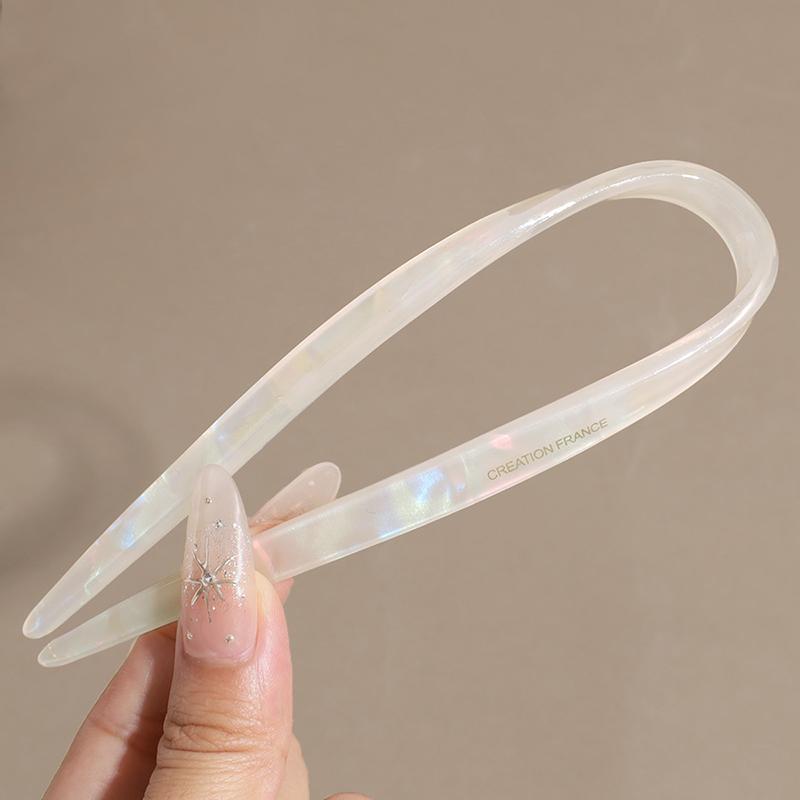 

Chinese-style New Chinese Retro U-shaped Acetate Hairpin Fashion Gold Label Simple Hairpin Hair Accessory