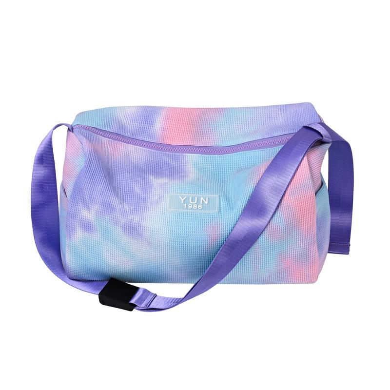 Fitness Large-capacity High-end Color Contrast Color Large-capacity High-end Crossbody Bag Outdoor Travel Storage Shoulder Bag