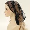 Thin Ins Lace Hair Scarf Breathable Retro Triangle Headband Solid Color Women Lace Bandana  Ladies