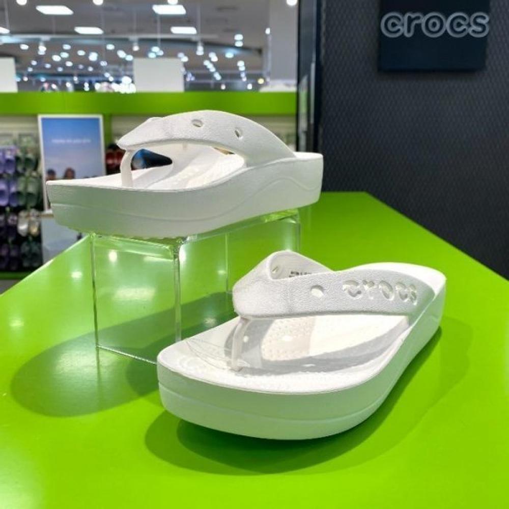 

Crocs Hc02 Baya Платформа Шлепанцы Летние Тапочки white/w8/250