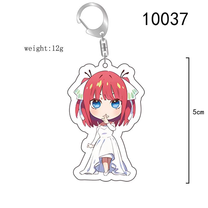Quintessential Quintuplets Bride Nakano Miku, Nino, Itsuki Backpack Pendant Keychain Custom Design