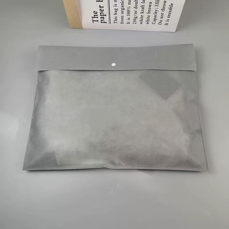Non Woven Concealed Buckle Clothing Bag Button Packaging Pocket Dustproof and Environmentally Friendly Bag Coat Suit Underwear Packaging Bags