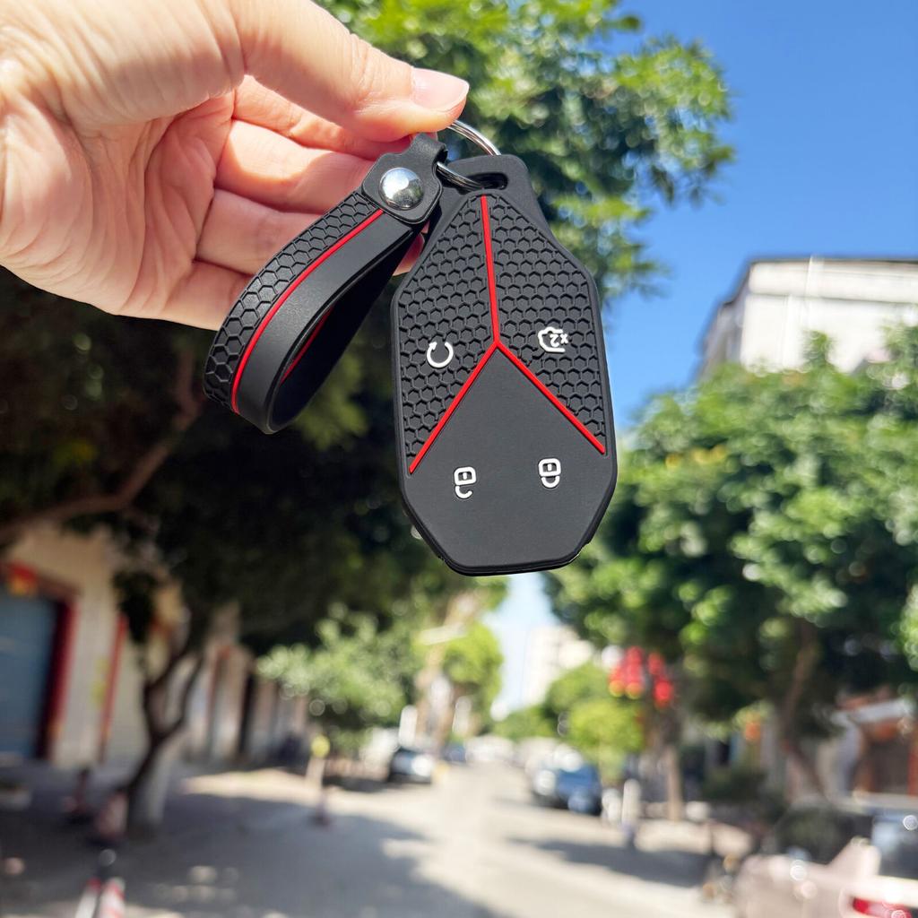 Silicone Soft Key Case For BYD Leopard 5 Ultra 2025 Formula Leopard 5 8 Titanium 7 2026 Remote Key Car Keyless Car Accessories