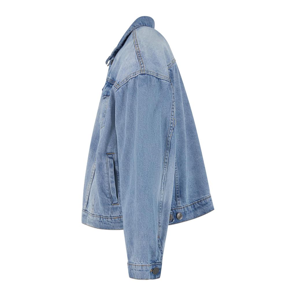 Build Your Brand Men's Boxy Denim Jacket