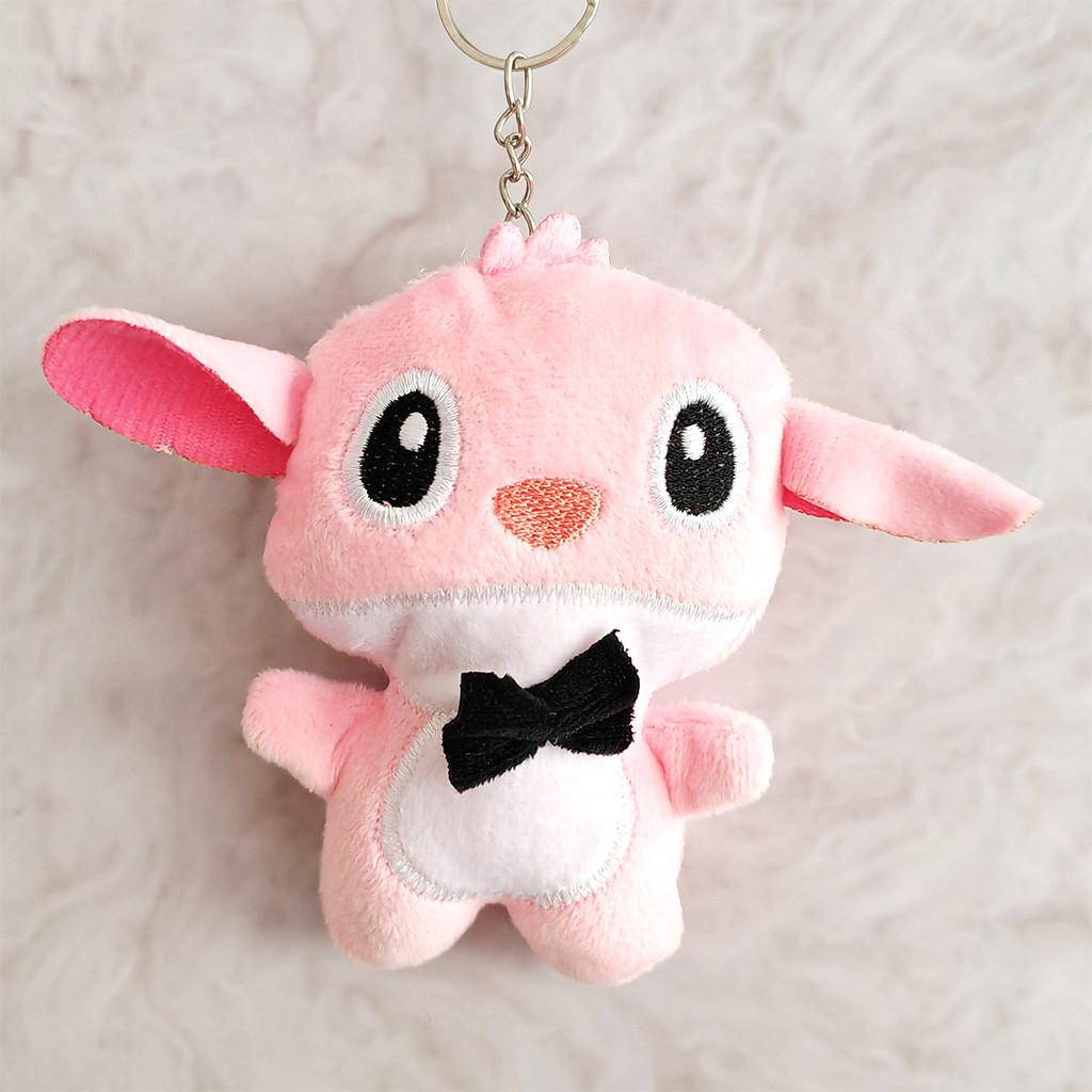 

Stitch Plush Keychain With Soft Short Pile For Kids And Collectors розовый